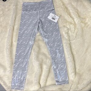 ZYIA Light Gray Patterned Leggings